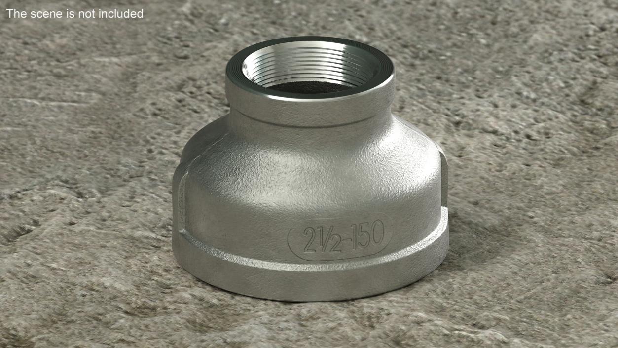 3D Fitting Bell Reducer SS304