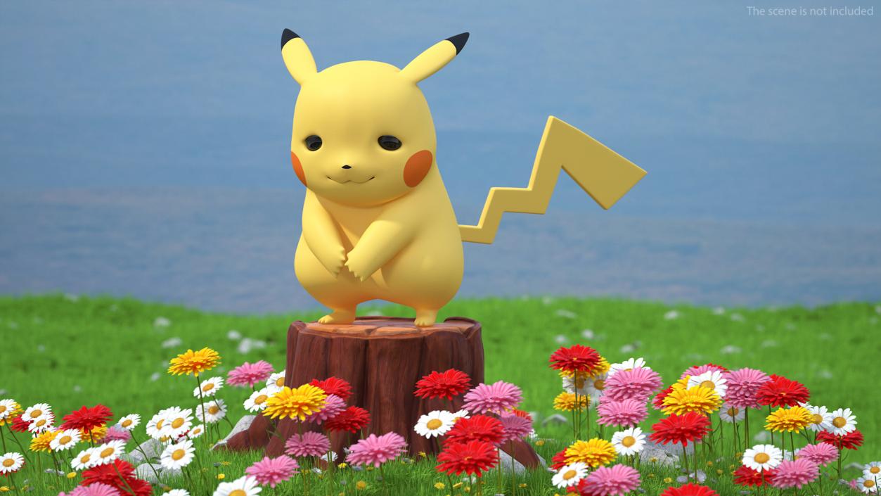 3D Pikachu Characters Collection 2