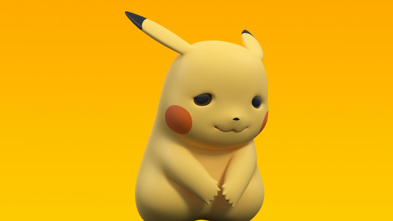 3D Pikachu Characters Collection 2