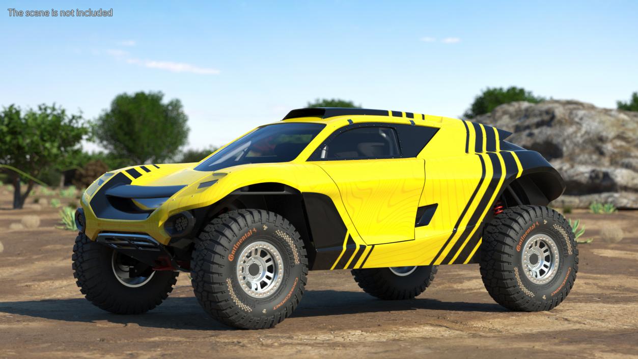 Extreme E Car Racing Electric SUV Clean 3D model