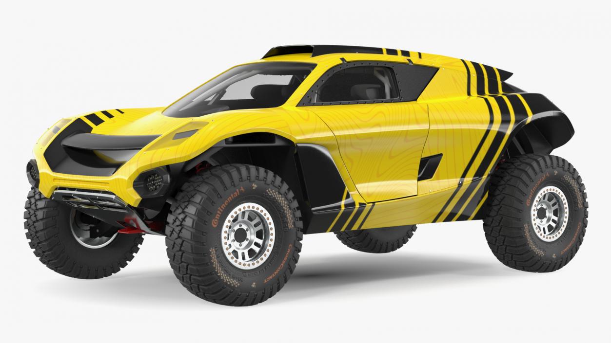 Extreme E Car Racing Electric SUV Clean 3D model