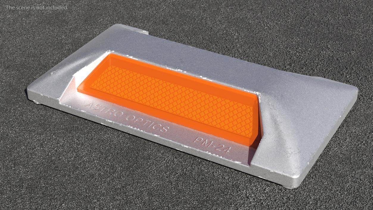 3D Aluminum Raised Pavement Marker