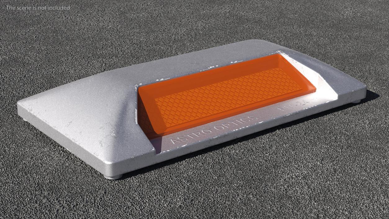 3D Aluminum Raised Pavement Marker