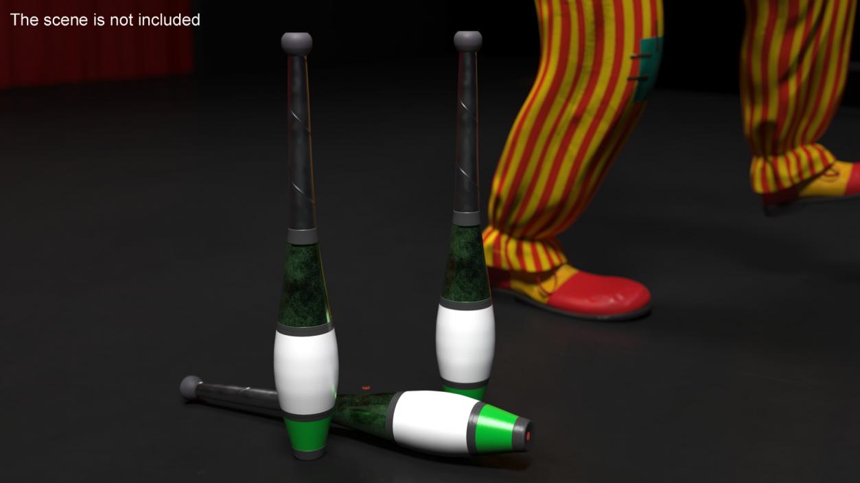 3D Henrys Juggling Club Green