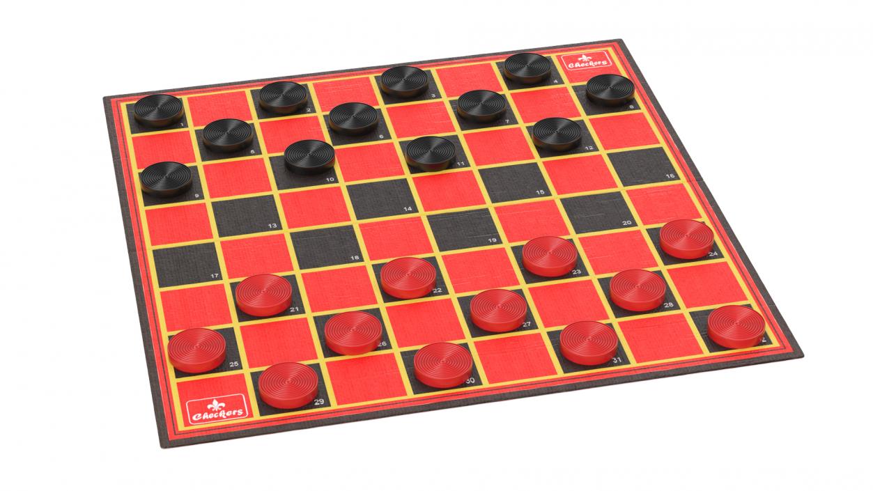 3D Checker Set