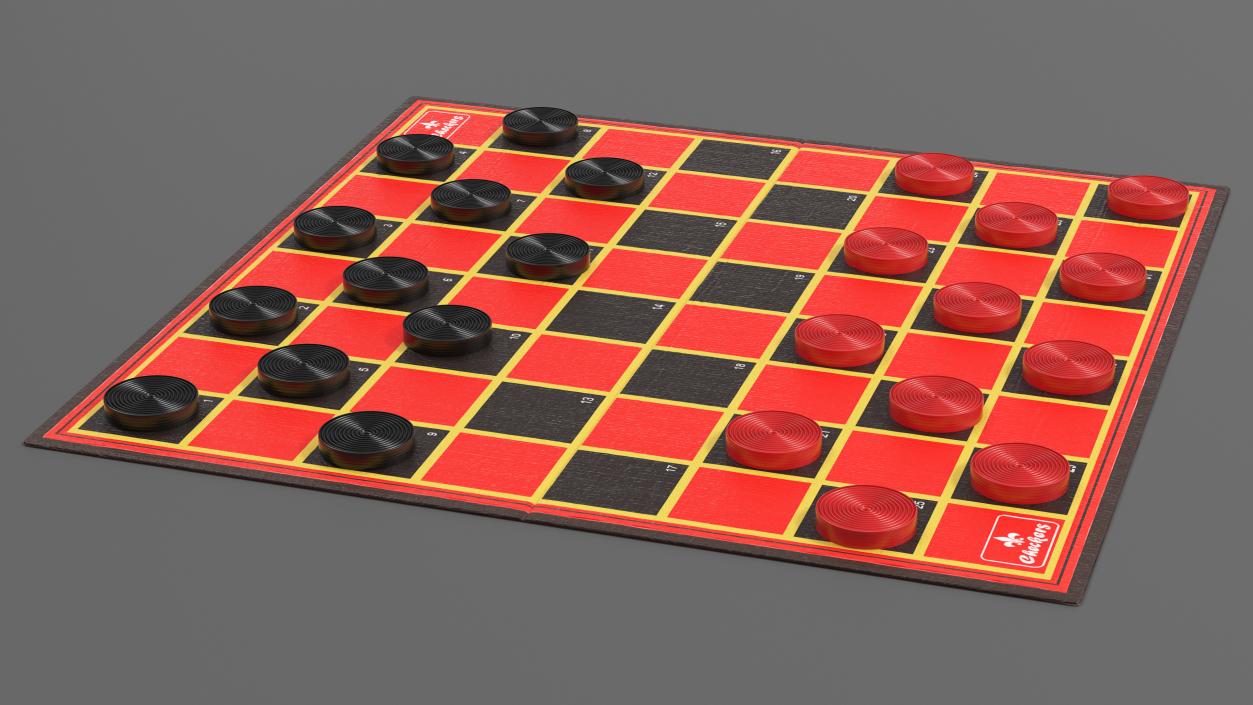 3D Checker Set