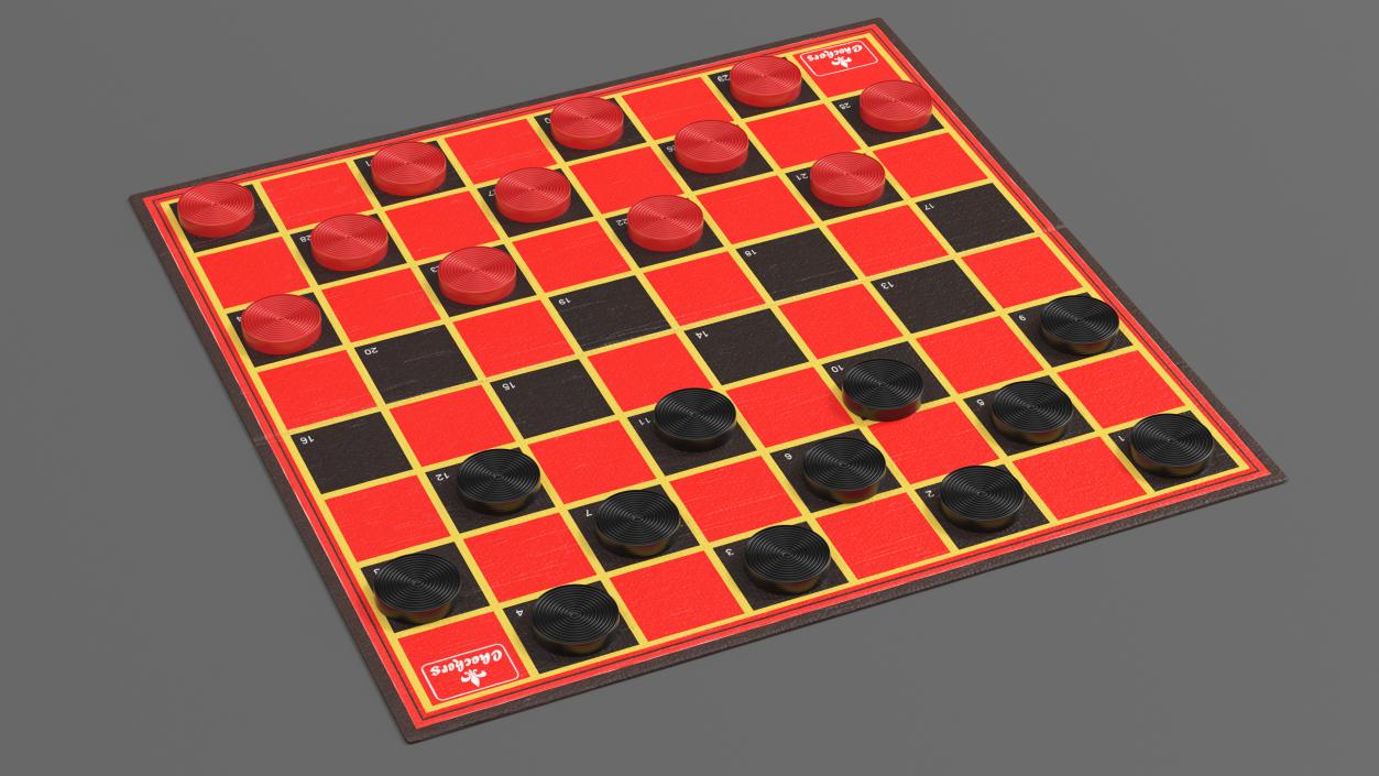 3D Checker Set