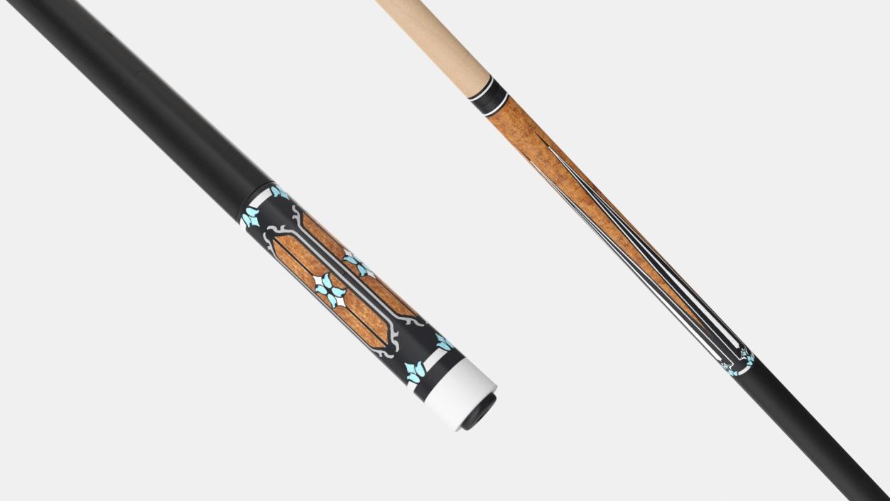 3D model Wooden Pool Cue Brunswick