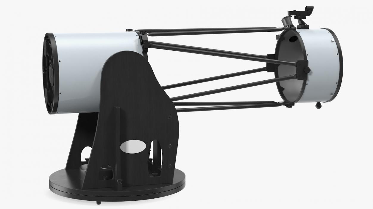 Truss Tube Dobsonian Telescope Rigged 3D