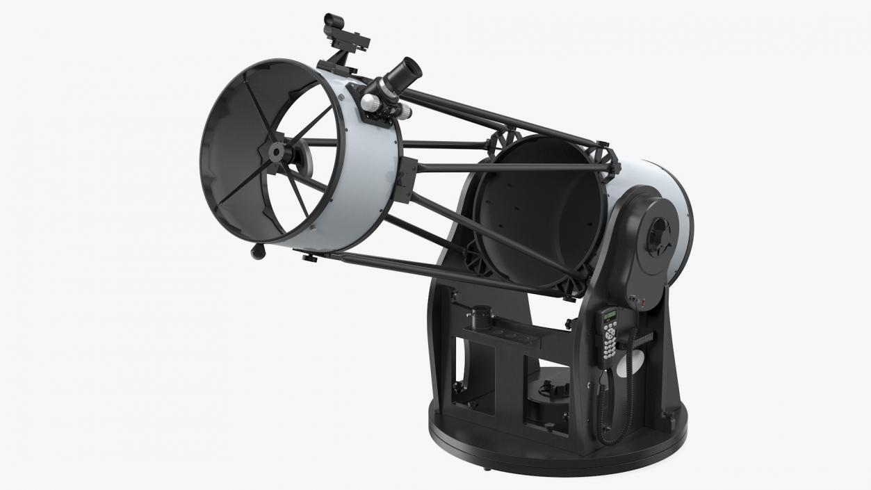 Truss Tube Dobsonian Telescope Rigged 3D