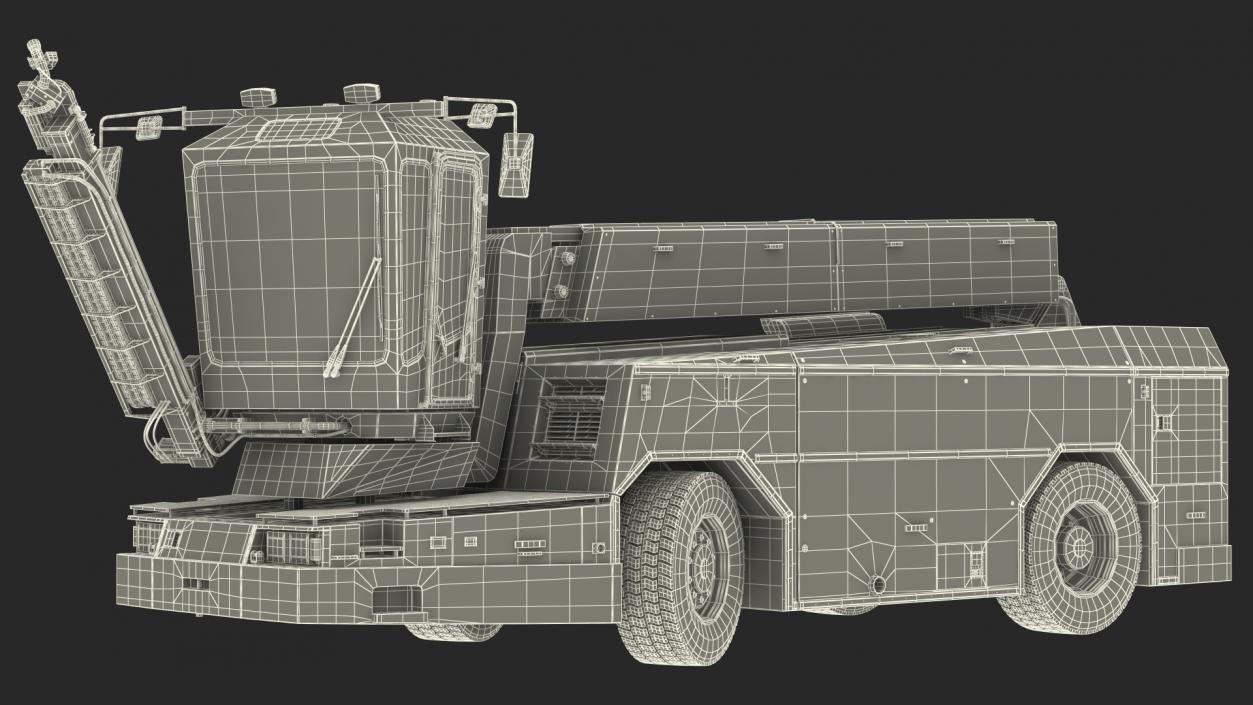 3D Deicing Vehicle  Rigged model