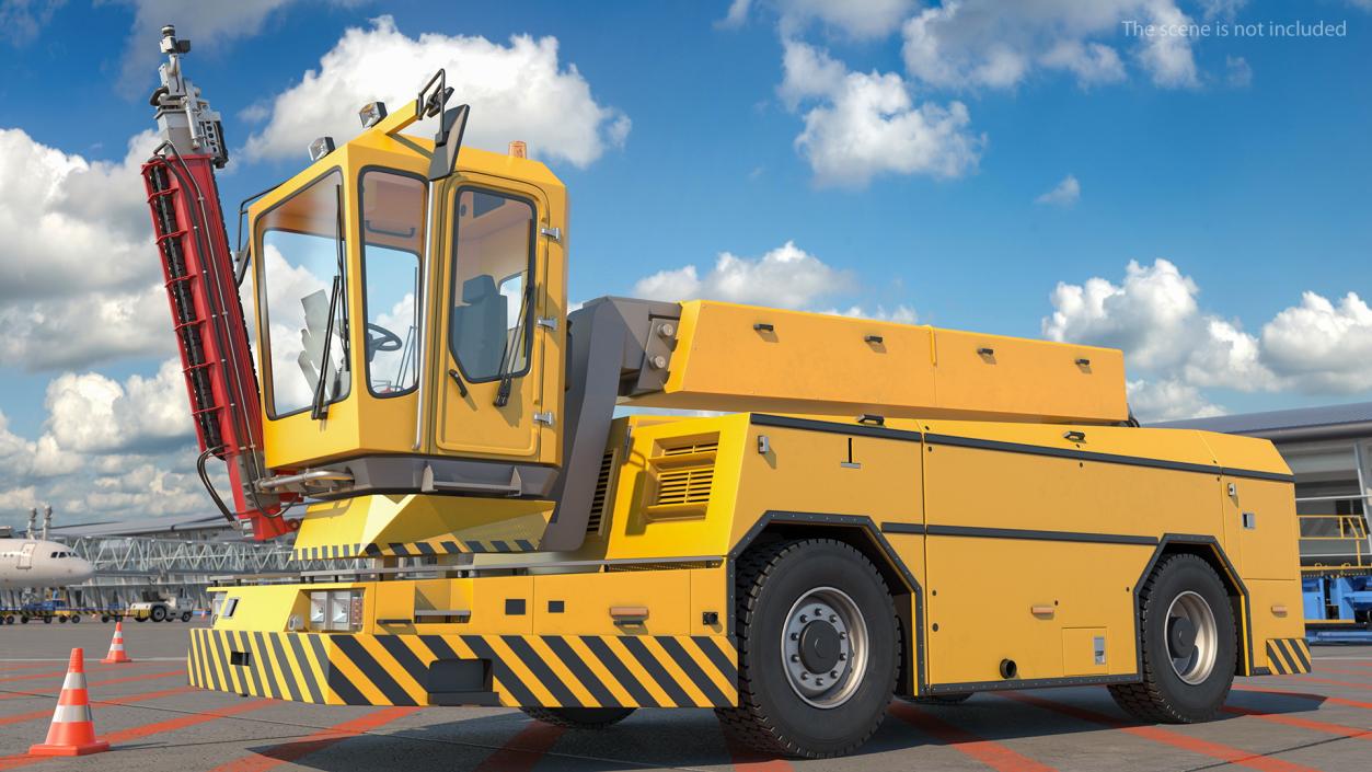 3D Deicing Vehicle  Rigged model