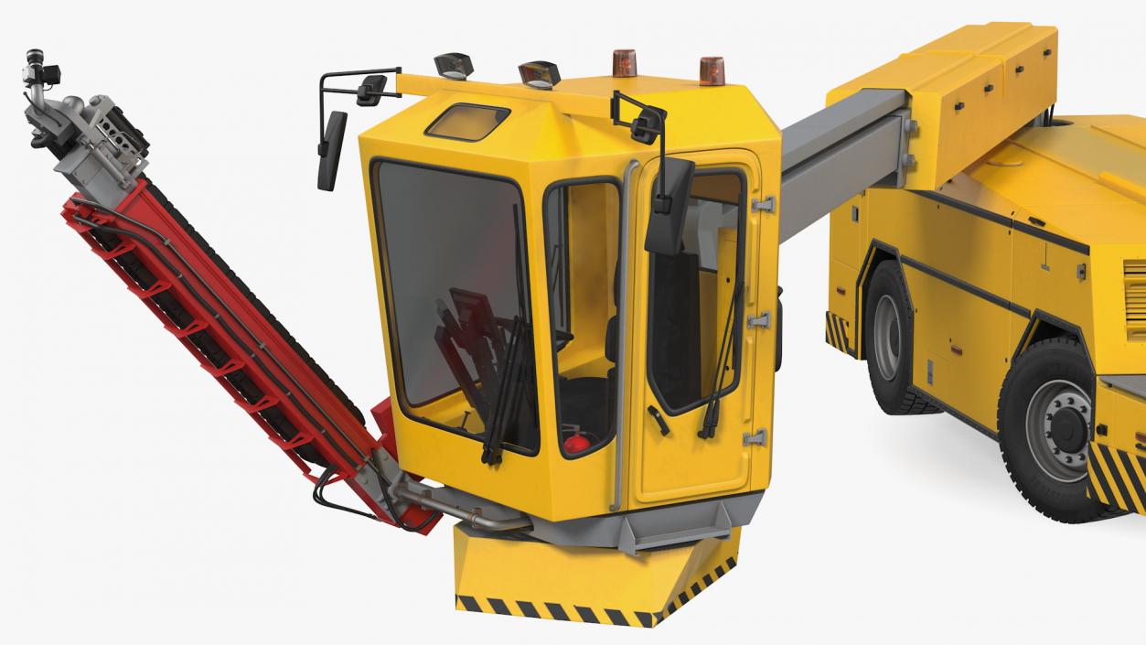 3D Deicing Vehicle  Rigged model