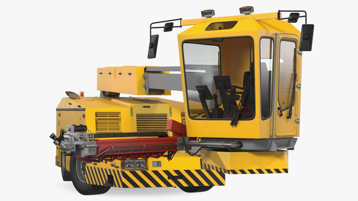 3D Deicing Vehicle  Rigged model