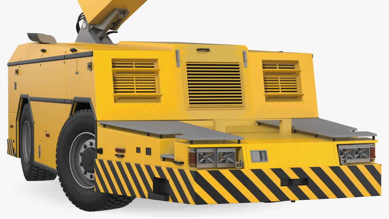 3D Deicing Vehicle  Rigged model