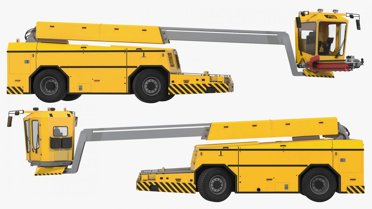 3D Deicing Vehicle  Rigged model