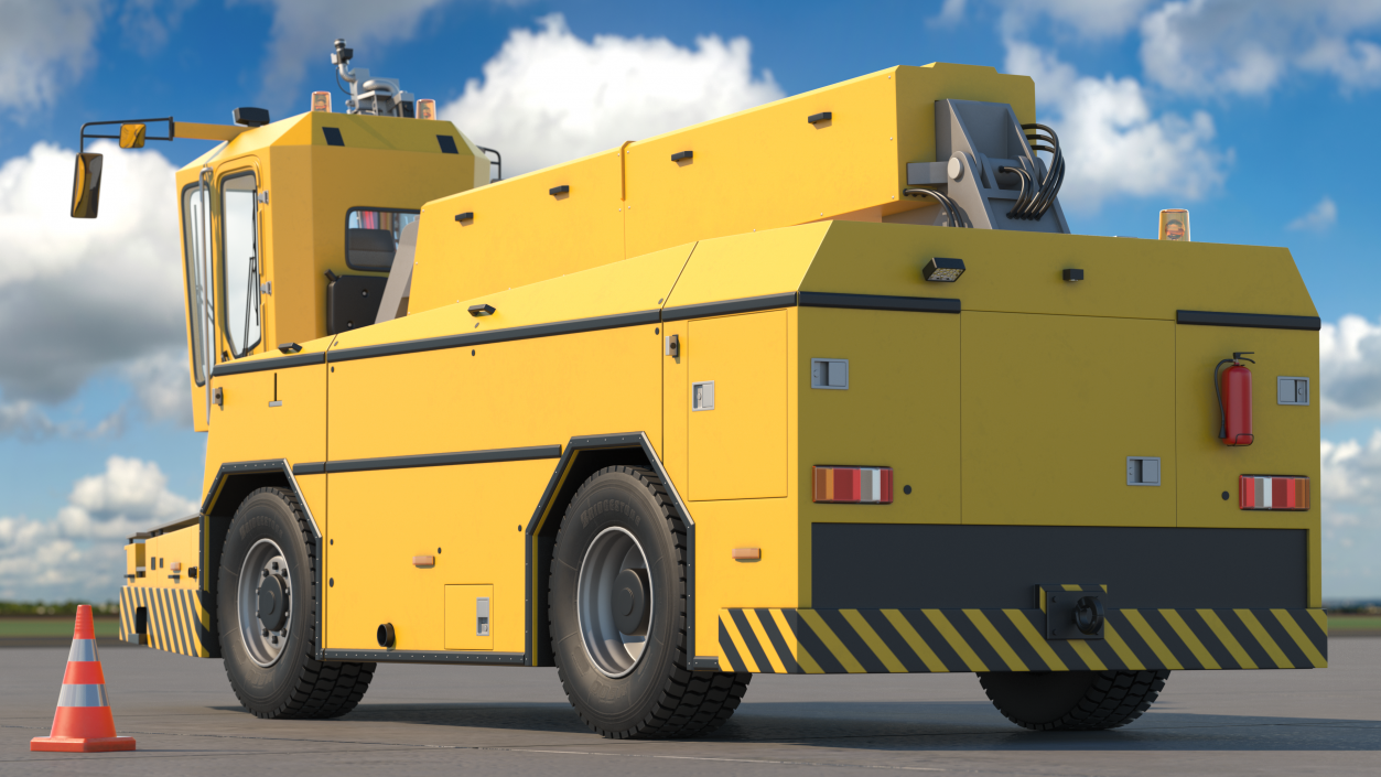 3D Deicing Vehicle  Rigged model