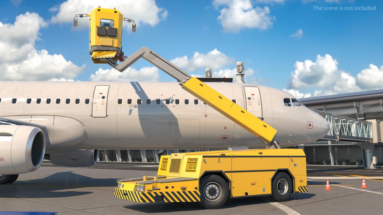 3D Deicing Vehicle  Rigged model