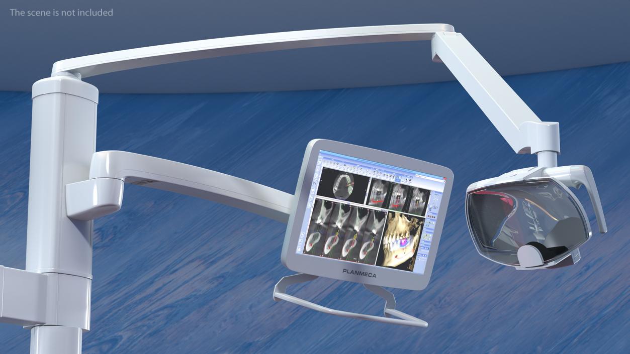 Planmeca Solanna Dental Unit Operating Light 3D model