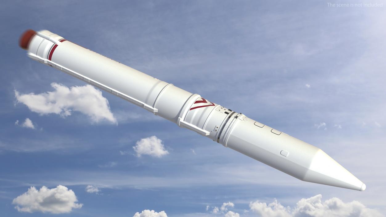 3D Japanese Epsilon Rocket model