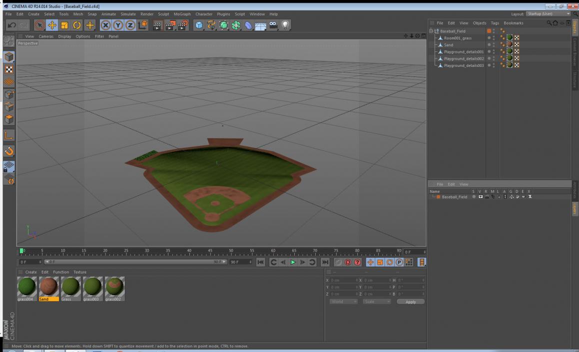 Baseball Field 3D model