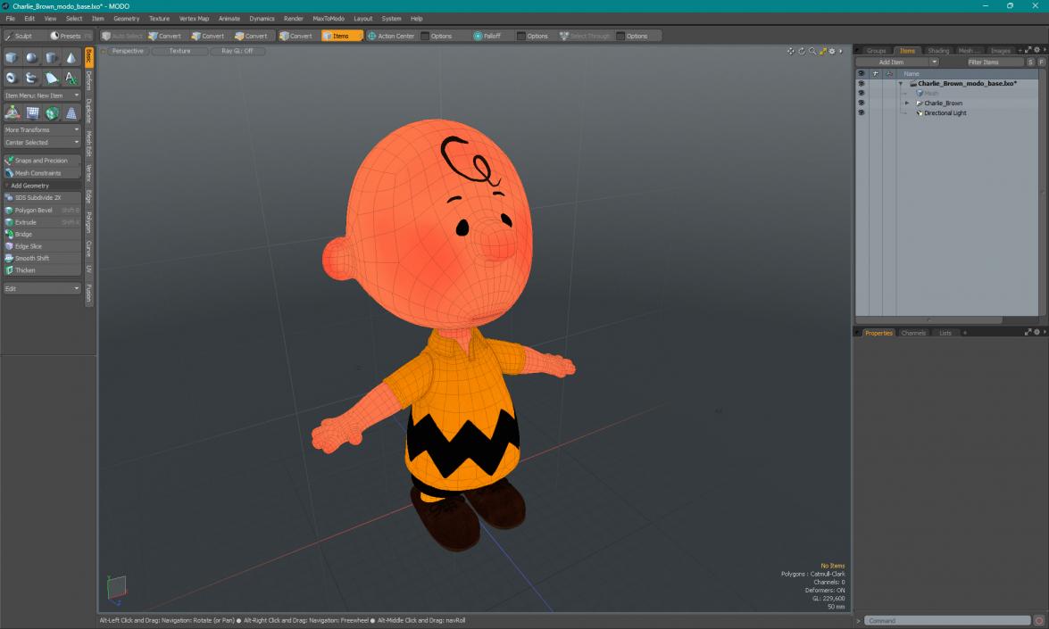 3D Charlie Brown model