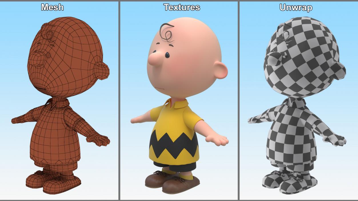 3D Charlie Brown model