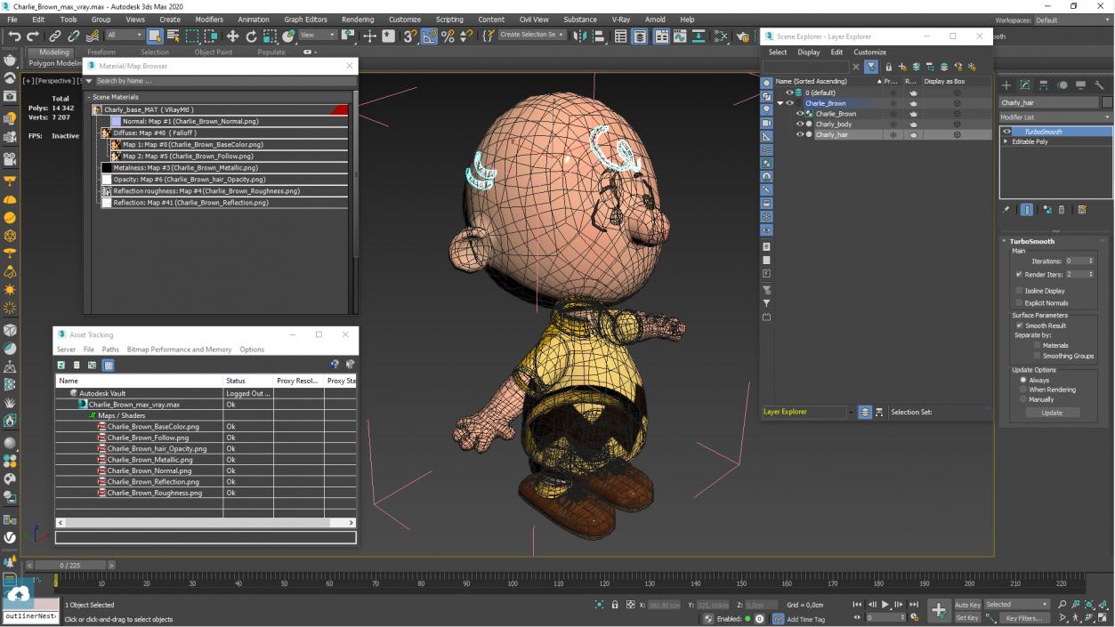 3D Charlie Brown model