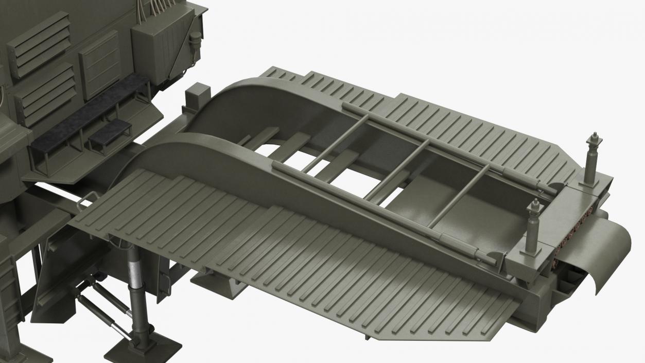 3D Long Range Surveillance Radar 64N6 Rigged