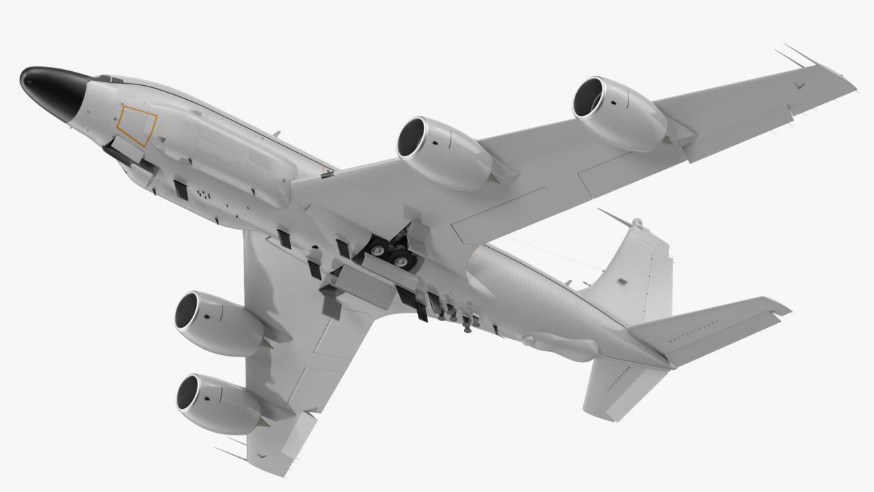 3D model Boeing RC-135 Large Reconnaissance Aircraft Rigged