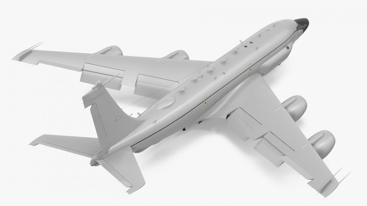 3D model Boeing RC-135 Large Reconnaissance Aircraft Rigged