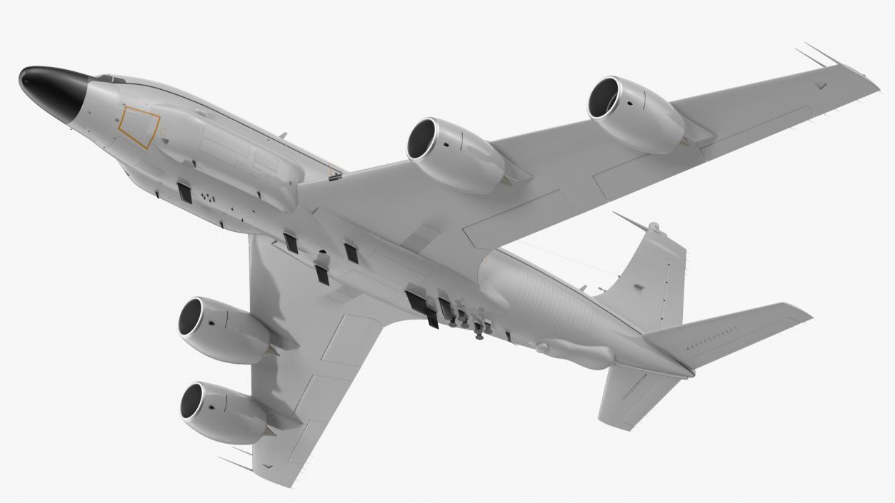 3D model Boeing RC-135 Large Reconnaissance Aircraft Rigged