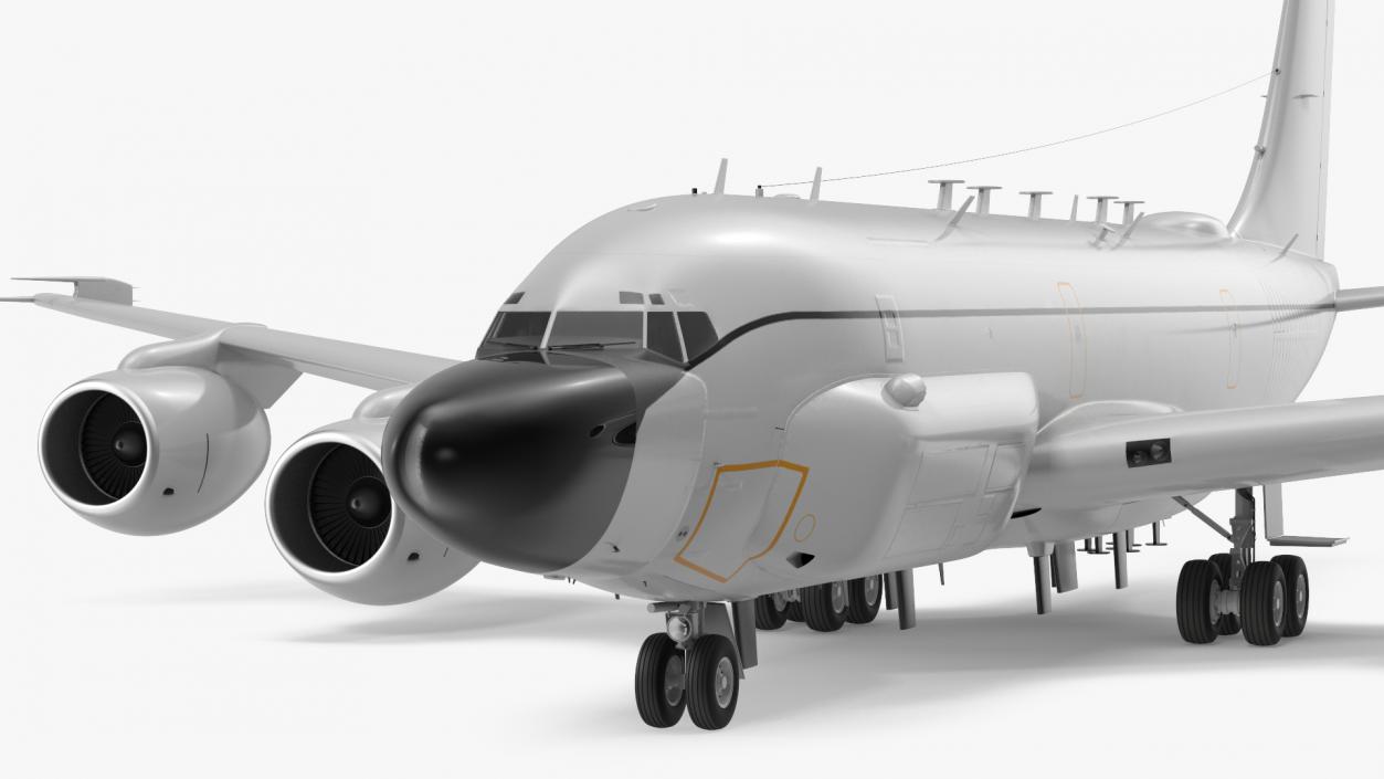 3D model Boeing RC-135 Large Reconnaissance Aircraft Rigged