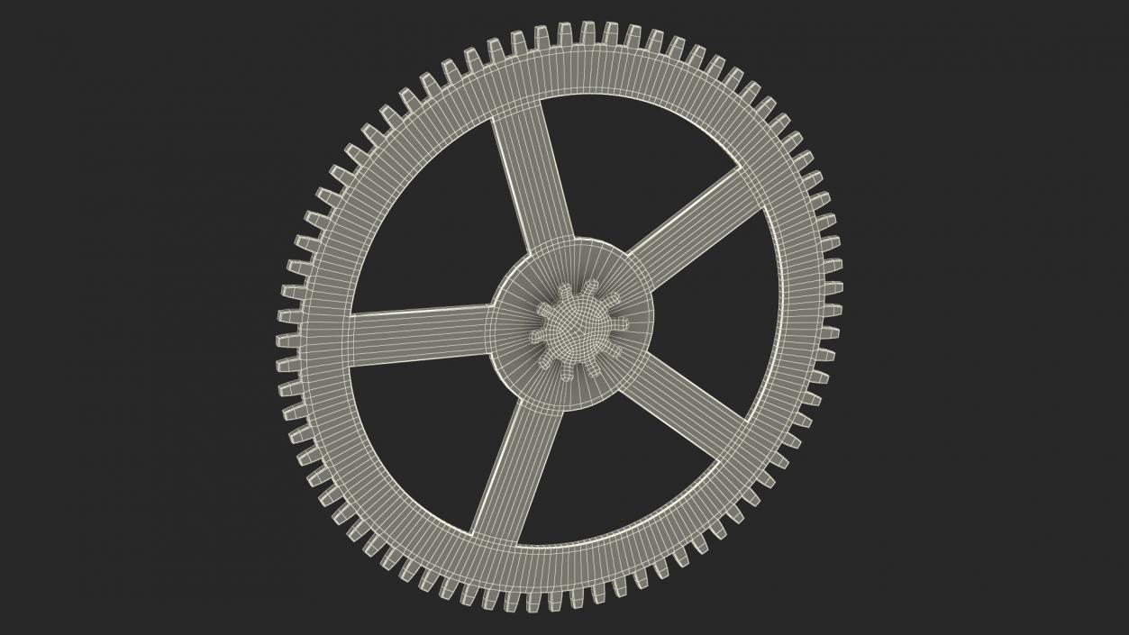 Clockwork Gear 3D model