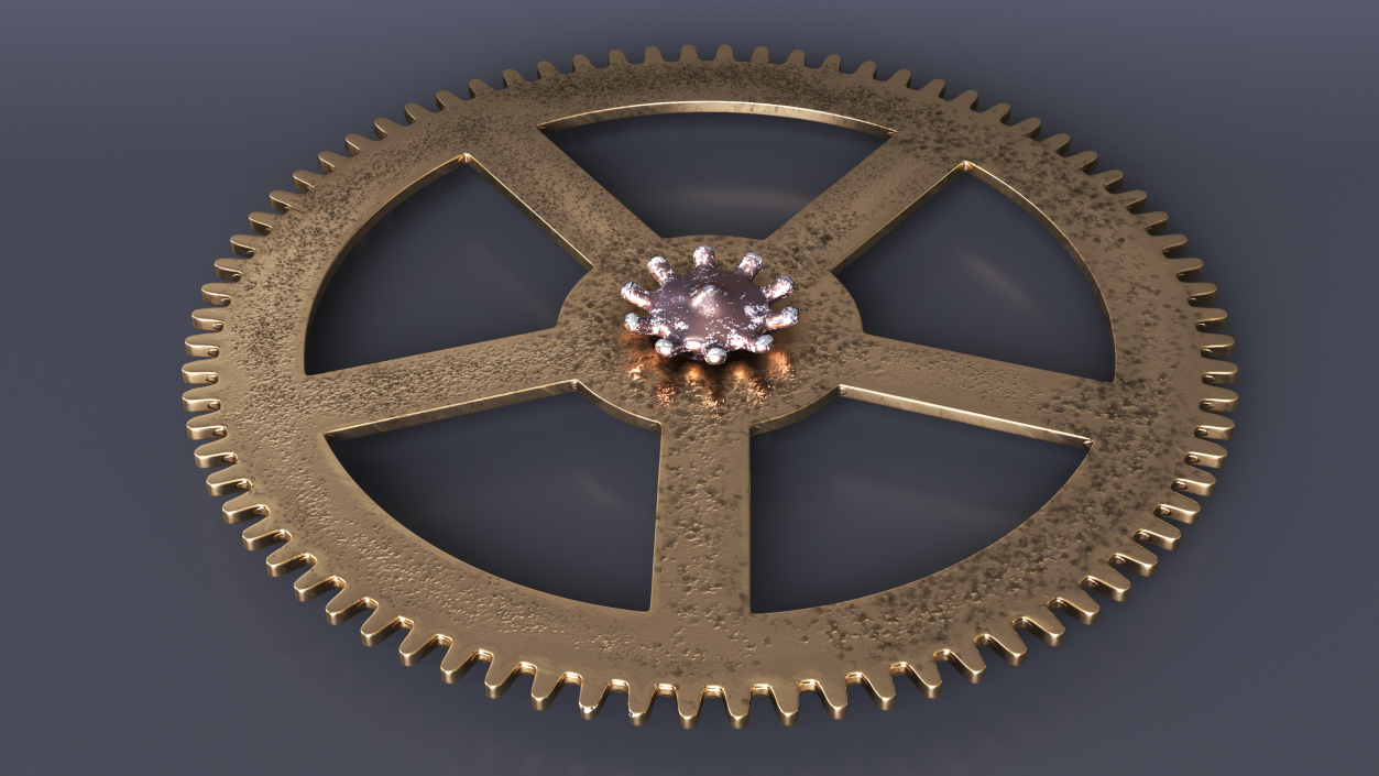 Clockwork Gear 3D model