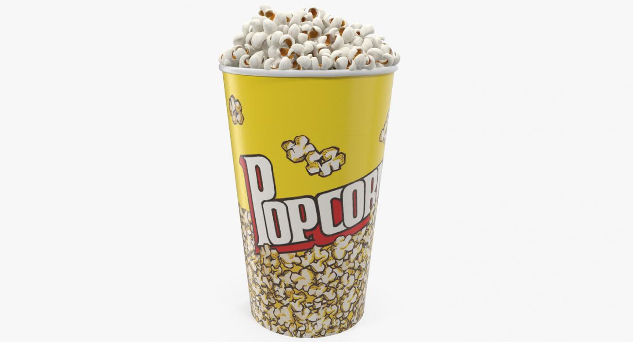 Popcorn Containers 3D Models Collection 3D model