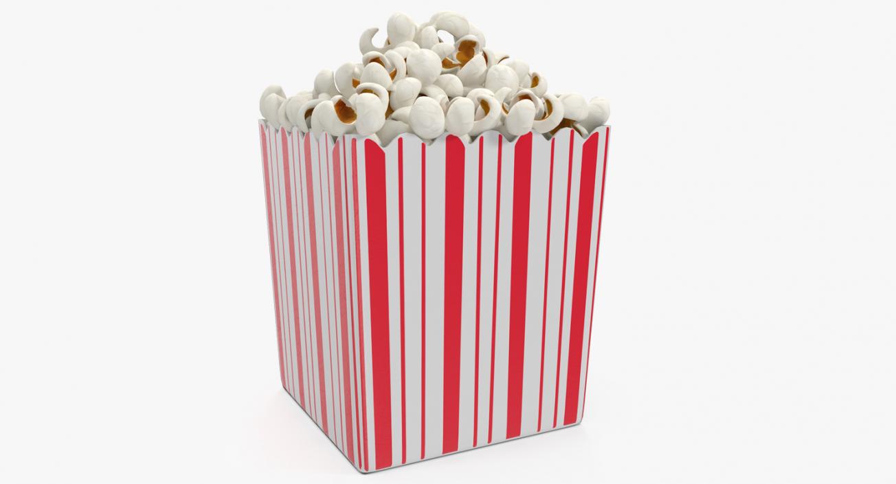 Popcorn Containers 3D Models Collection 3D model