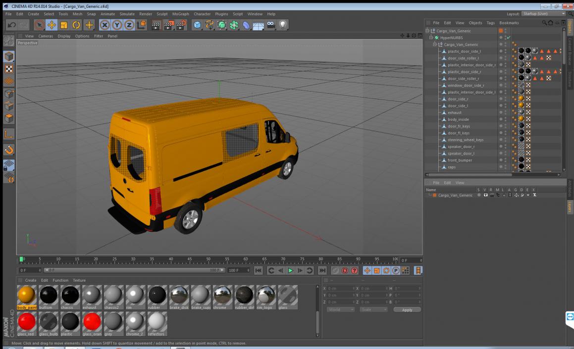 Cargo Van Generic 3D