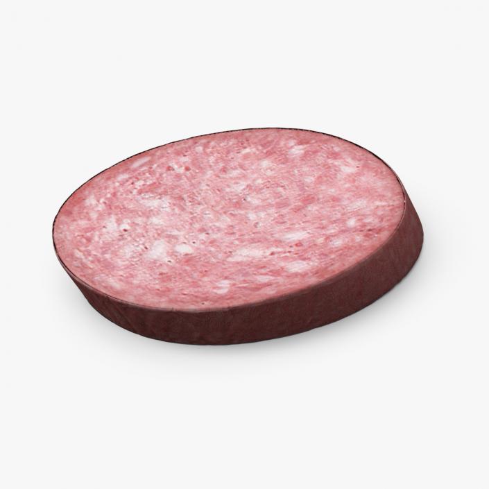 3D model Slice Half Smoked Sausage