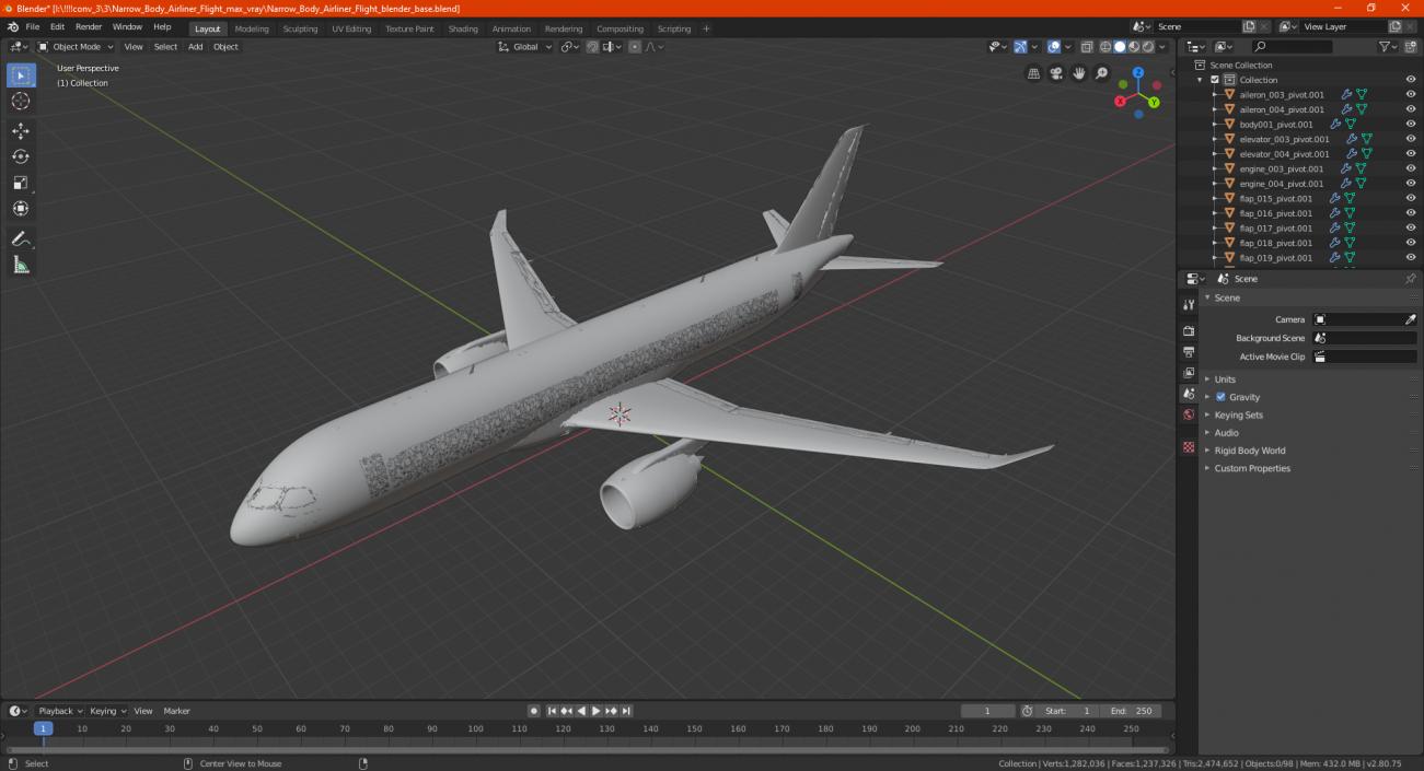 Narrow Body Airliner Flight 3D