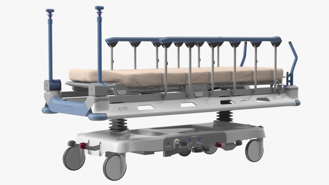 3D Emergency Transport Bed model