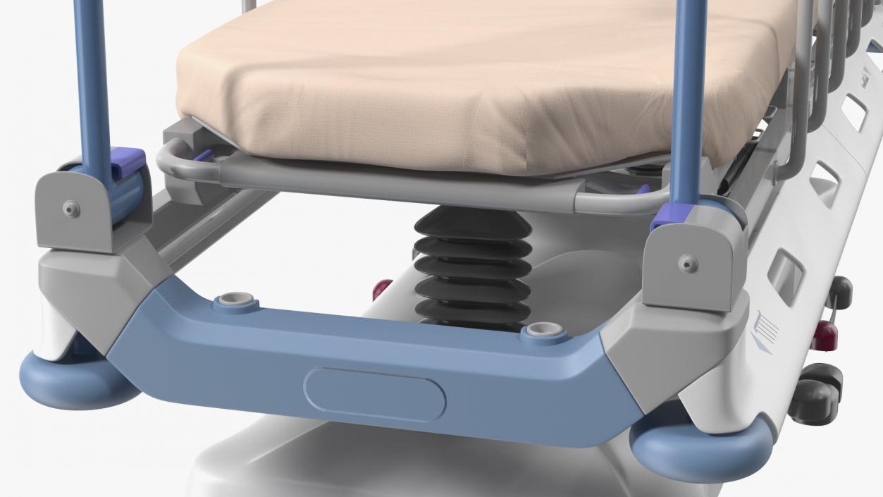 3D Emergency Transport Bed model