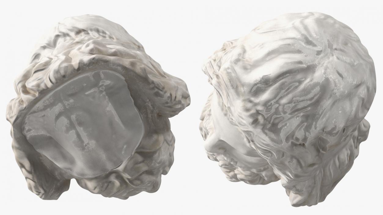 Zeus Head Sculpture 3D model