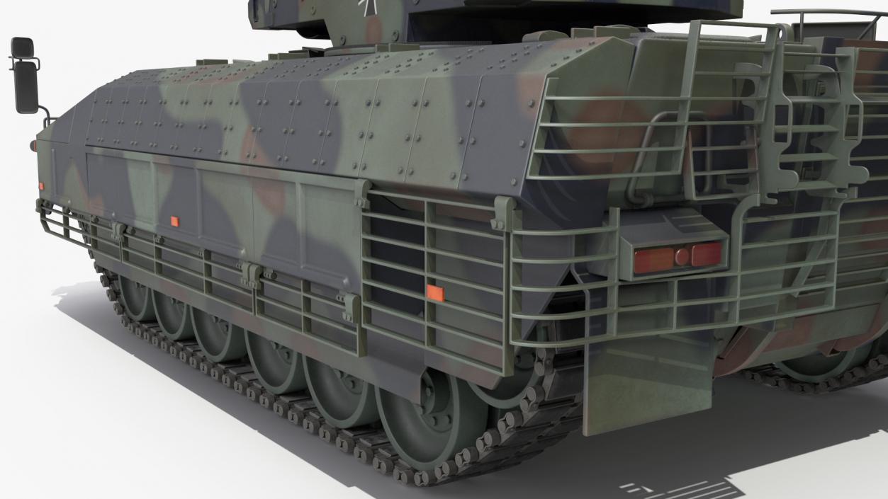 3D model Puma German IFV Military Tank Green