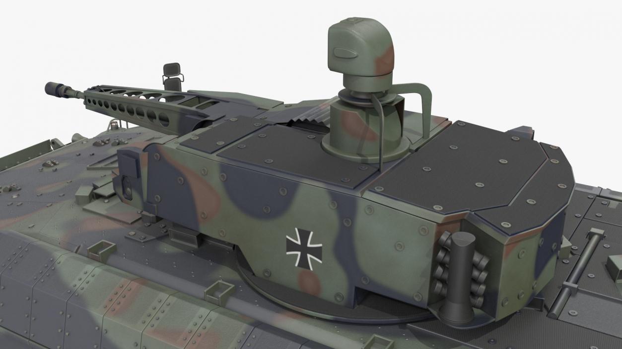 3D model Puma German IFV Military Tank Green