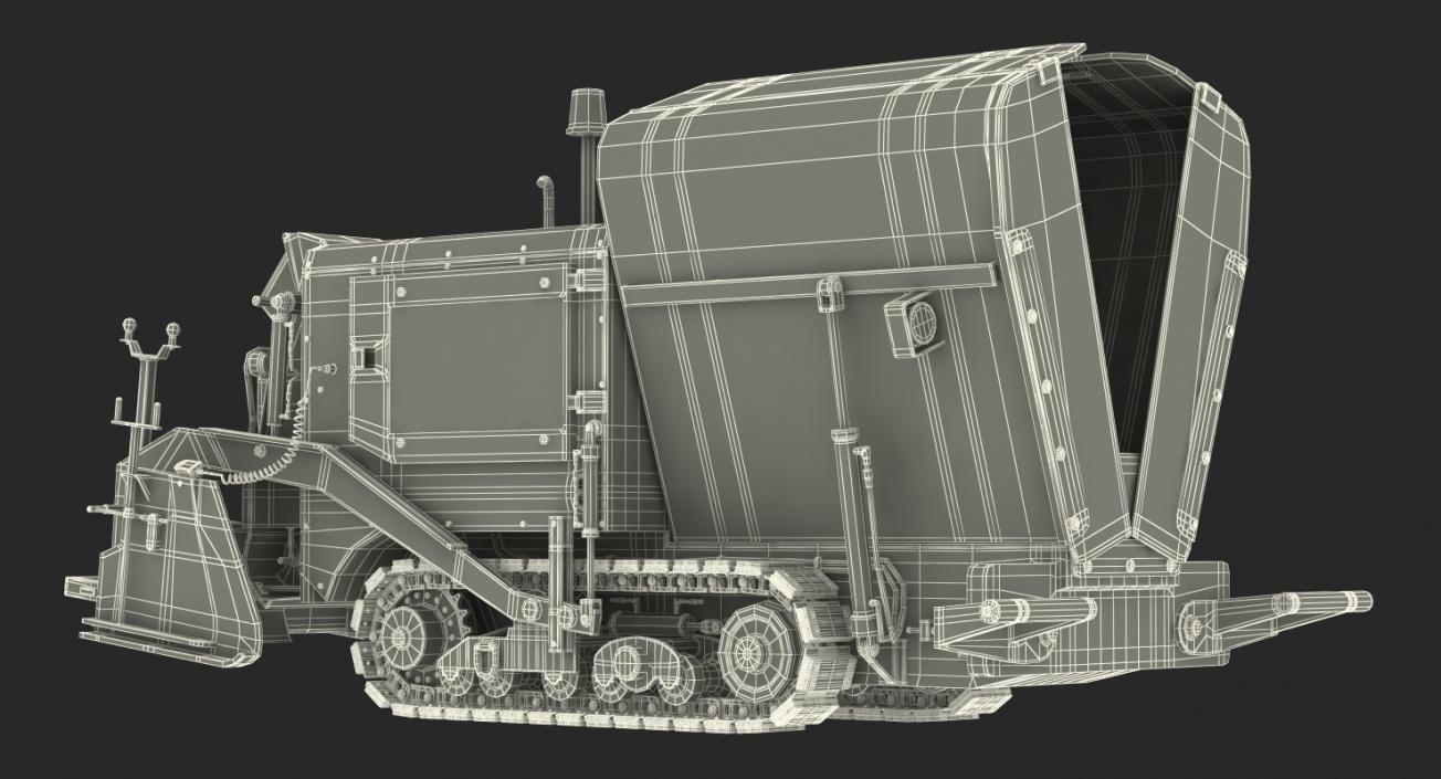 3D Paving Machine Folded