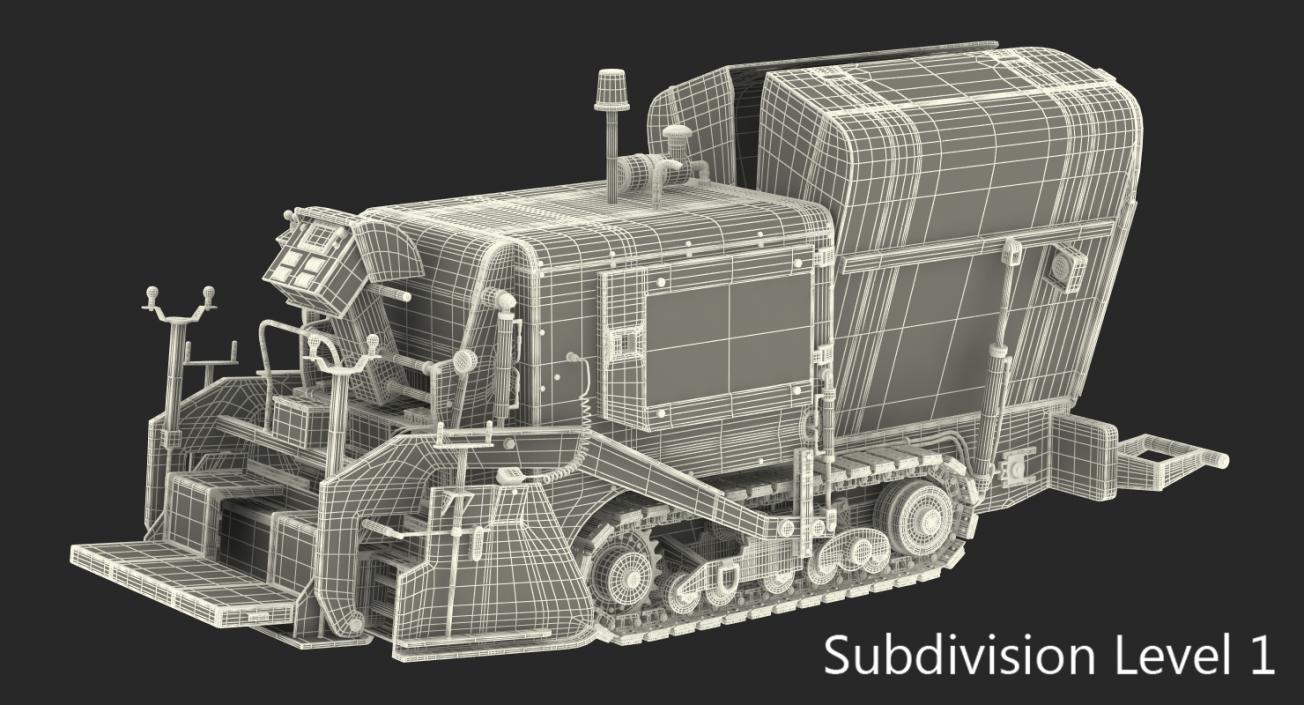 3D Paving Machine Folded