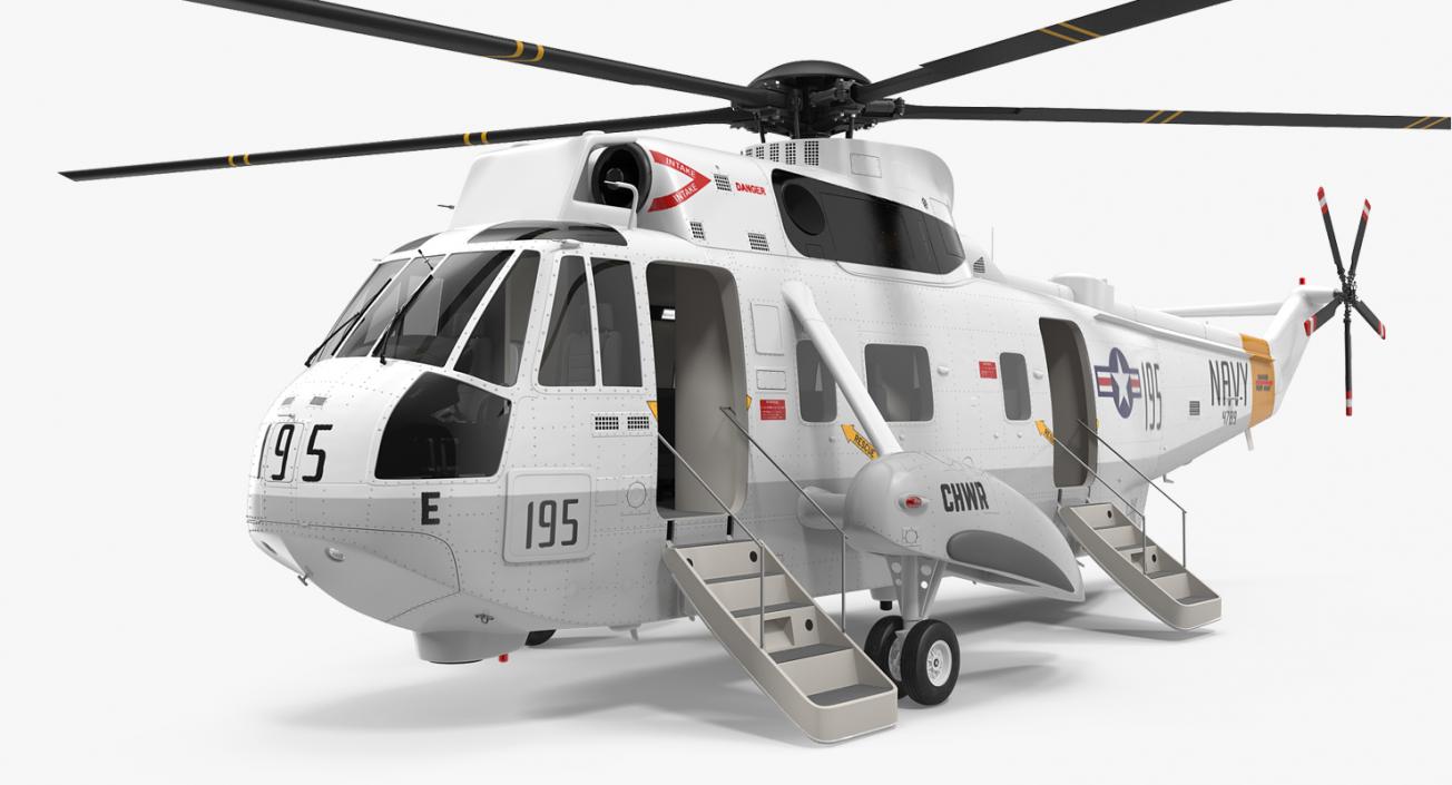 Sikorsky SH-3H Sea King USA Navy 3D