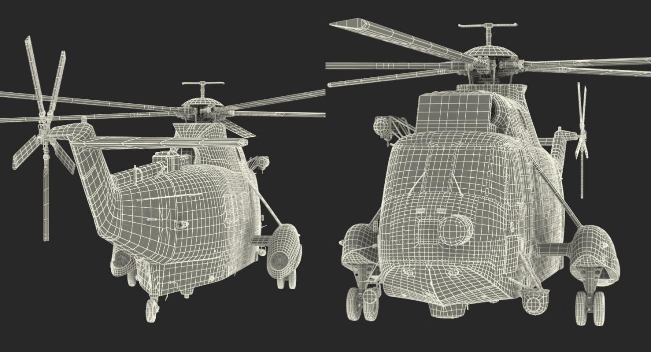 Sikorsky SH-3H Sea King USA Navy 3D