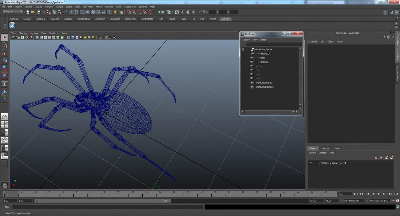 3D model McKinley Spider